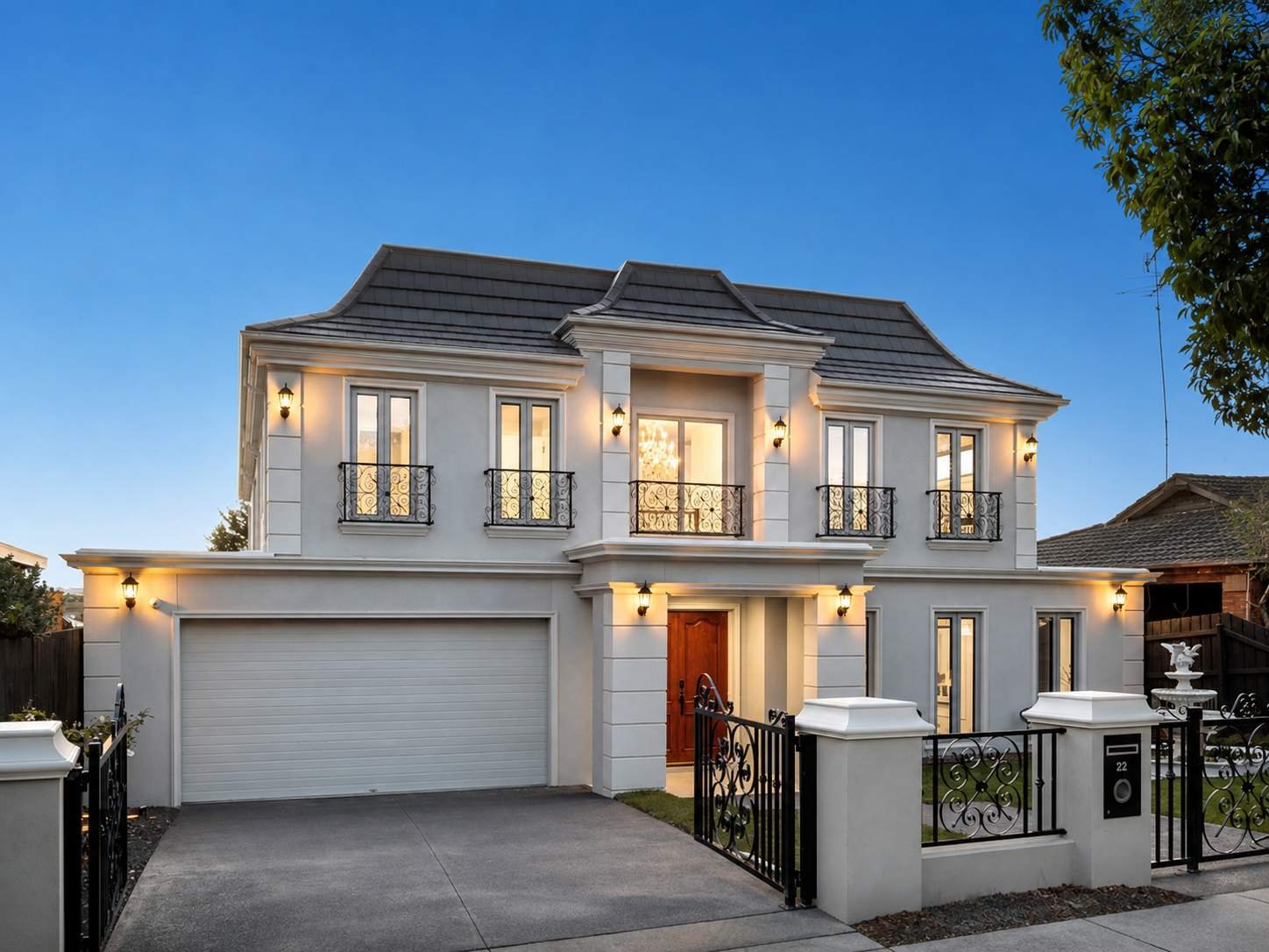 Recently completed contemporary Melbourne home
